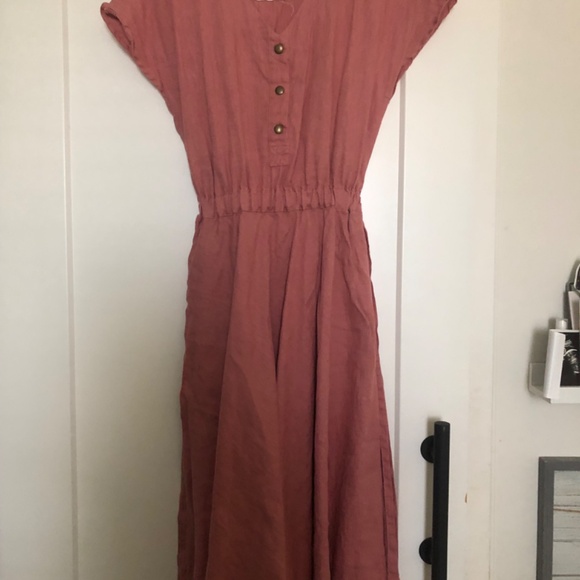 Not Perfect Linen NPL dress - Picture 3 of 5